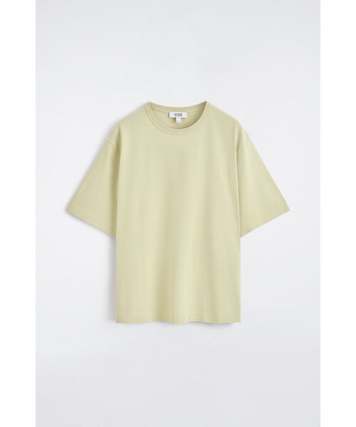 COS(コス)の「リラックス ウォッシュド コットンTシャツ(Tシャツ/カットソー・メンズ・グリーン/チャコール/ライトブルー・XL/S/M/L/XS)」の21枚目の写真