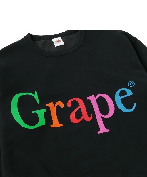 byeA.(バイエー)の「bye A./バイエー/NOT APPLE SWEAT GRAPE(スウェット・メンズ・ブラック・L)」の4枚目の写真