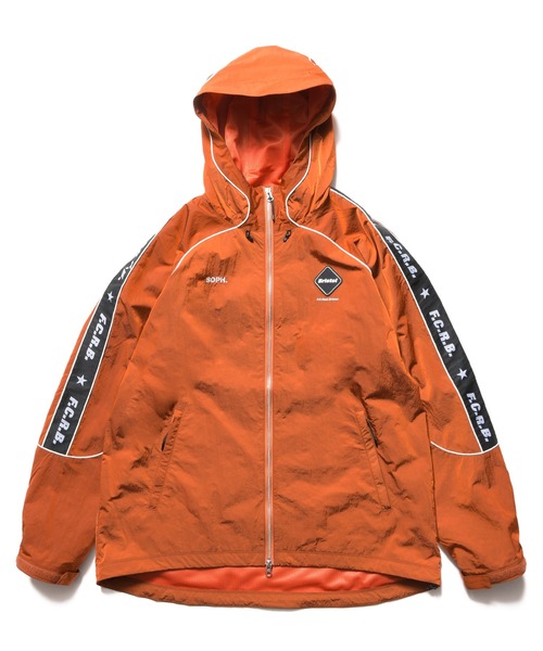 F.C.Real Bristol(エフシーレアルブリストル)の「NYLON CHAMBRAY PRACTICE HOODED JACKET(ブルゾン・メンズ・ブラック/オレンジ/チャコールグレー・MEDIUM/LARGE/SMALL/X-LARGE/XX-LARGE)」の3枚目の写真