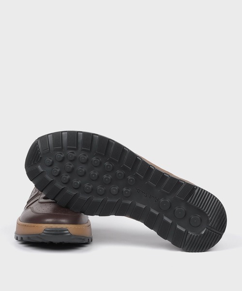 Paul Smith(ポールスミス)の「“Filoni” レザースニーカー【140804 FILO】(スニーカー・メンズ・ダークブラウン・MEDIUM/LARGE/X-LARGE)」の2枚目の写真