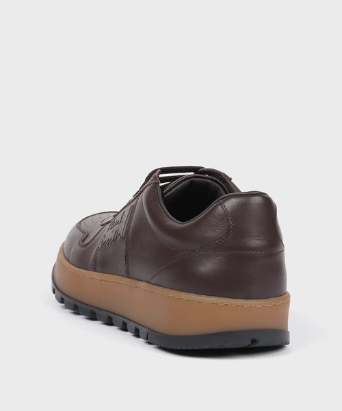 Paul Smith(ポールスミス)の「“Filoni” レザースニーカー【140804 FILO】(スニーカー・メンズ・ダークブラウン・MEDIUM/LARGE/X-LARGE)」の3枚目の写真