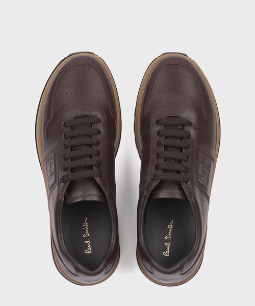 Paul Smith(ポールスミス)の「“Filoni” レザースニーカー【140804 FILO】(スニーカー・メンズ・ダークブラウン・MEDIUM/LARGE/X-LARGE)」の4枚目の写真