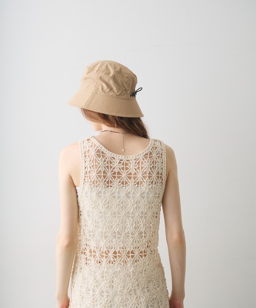 Crisp(クリスプ)の「flower motif fringe onepiece / フラワーモチーフフリンジワンピース(チュニック・レディース・アイボリー・FREE)」の9枚目の写真