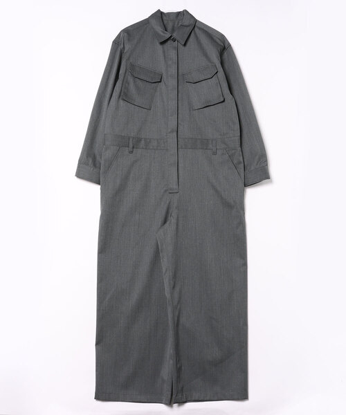 Traditional Weatherwear(トラディショナルウェザーウェア)の「OVERALLS 201(サロペット/オーバーオール・レディース・トップグレー/ネイビー・XS/S)」の1枚目の写真