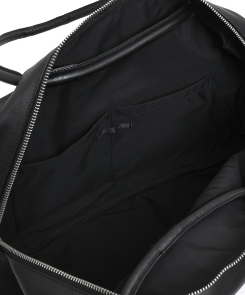 YArKA（ヤーカ）の「【YArKA/ヤーカ】real leather sharp & soft mix nuance boston bag L [sas3] / 直曲線のニュアンスボストンバッグ（トートバッグ・レディース・ブラック・FREE）」の12枚目の写真