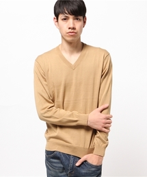 URBAN RESEARCH | UR PeruvianPimaV/Nハイゲージニット(ニット/セーター)