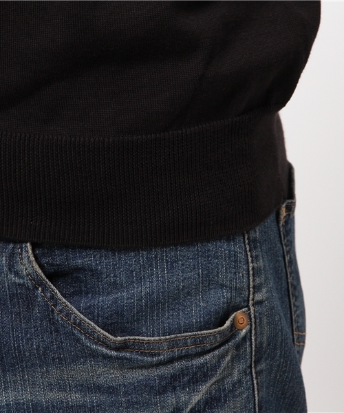 URBAN RESEARCH（アーバンリサーチ）の「UR PeruvianPimaV/Nハイゲージニット（ニット/セーター・メンズ・カーキ/ブラック/ベージュ・LARGE/MEDIUM）」の7枚目の写真