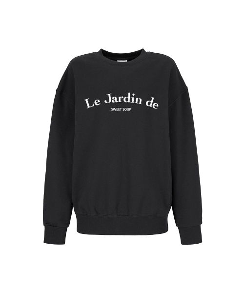 SWEET SOUP(スウィートスープ)の「レタリングオーバーサイズスウェットシャツ(WCRLTF1)(Tシャツ/カットソー・レディース・チャコールグレー/ブラック/ライトグレー・55/66)」の4枚目の写真