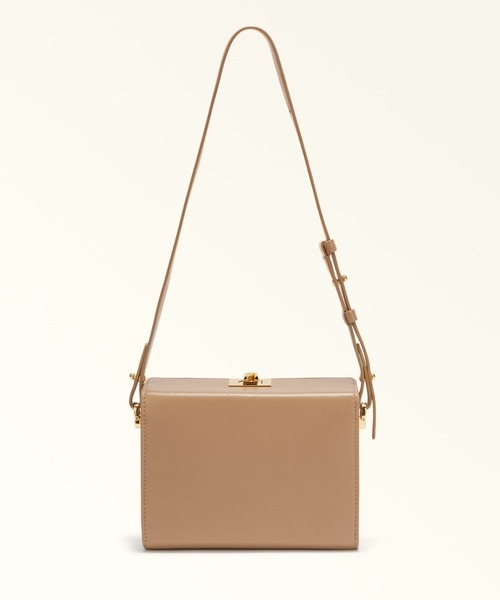 FURLA(フルラ)の「フルラ アルコ(Furla Arco) ミニショルダーバッグ(ショルダーバッグ・レディース・ブラック/モカ・ONE SIZE)」の2枚目の写真