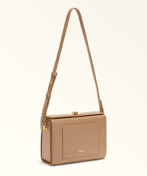 FURLA(フルラ)の「フルラ アルコ(Furla Arco) ミニショルダーバッグ(ショルダーバッグ・レディース・ブラック/モカ・ONE SIZE)」の8枚目の写真