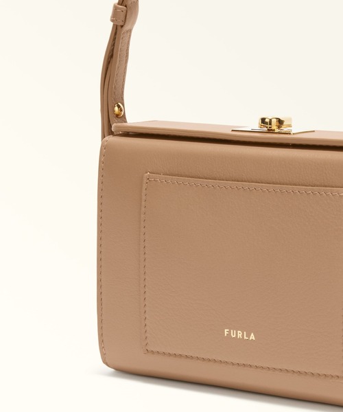 FURLA(フルラ)の「フルラ アルコ(Furla Arco) ミニショルダーバッグ(ショルダーバッグ・レディース・ブラック/モカ・ONE SIZE)」の10枚目の写真