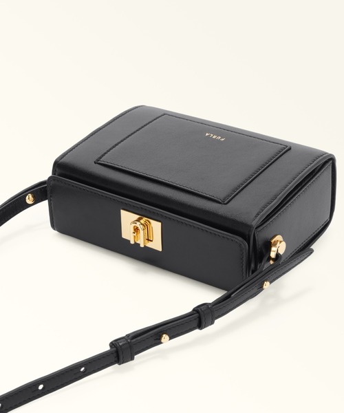 FURLA(フルラ)の「フルラ アルコ(Furla Arco) ミニショルダーバッグ(ショルダーバッグ・レディース・ブラック/モカ・ONE SIZE)」の6枚目の写真