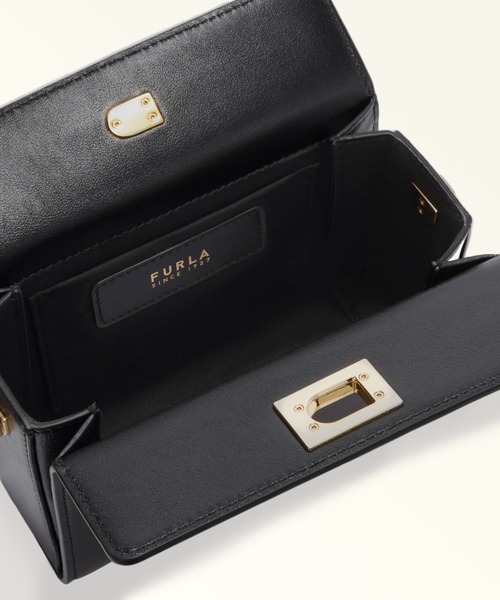 FURLA(フルラ)の「フルラ アルコ(Furla Arco) ミニショルダーバッグ(ショルダーバッグ・レディース・ブラック/モカ・ONE SIZE)」の7枚目の写真