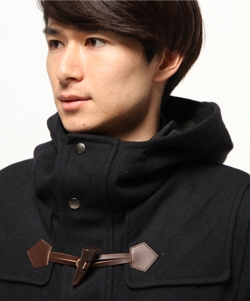 OUTLET(アウトレット)の「【Ciaopanic】メルトンショートダッフルコート(ダッフルコート・メンズ・ネイビー/グレー/キャメル・LARGE/MEDIUM)」の7枚目の写真