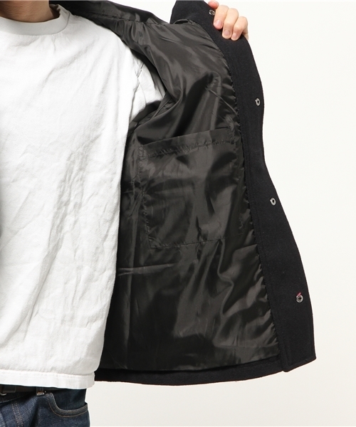 OUTLET(アウトレット)の「【Ciaopanic】メルトンショートダッフルコート(ダッフルコート・メンズ・ネイビー/グレー/キャメル・LARGE/MEDIUM)」の10枚目の写真