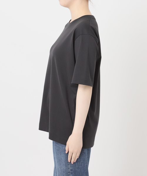 journal standard L'essage(ジャーナルスタンダードレサージュ)の「47/2スーピマコンパクトTシャツ(Tシャツ/カットソー・レディース・ホワイト/オリーブ/グレー・FREE)」の17枚目の写真