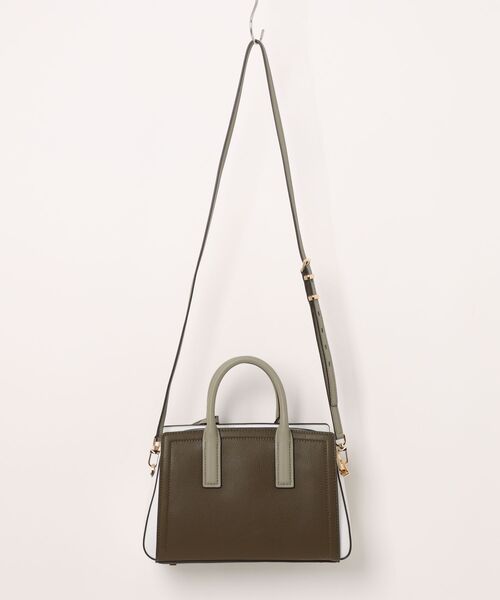 MICHAEL KORS(マイケルコース)の「LAILA カラーブロック ぺブルレザー サッチェル スモール(ハンドバッグ・レディース・グリーン系その他・FREE)」の6枚目の写真