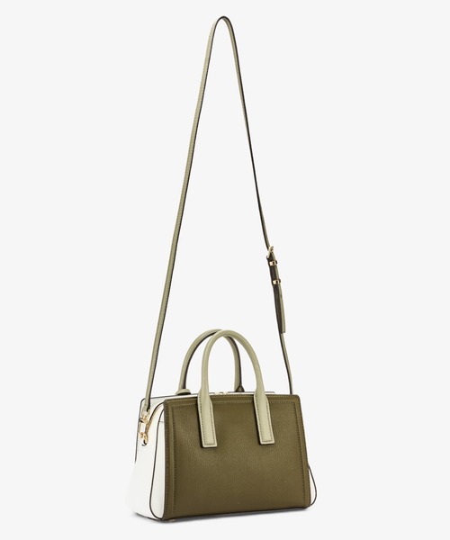 MICHAEL KORS(マイケルコース)の「LAILA カラーブロック ぺブルレザー サッチェル スモール(ハンドバッグ・レディース・グリーン系その他・FREE)」の4枚目の写真