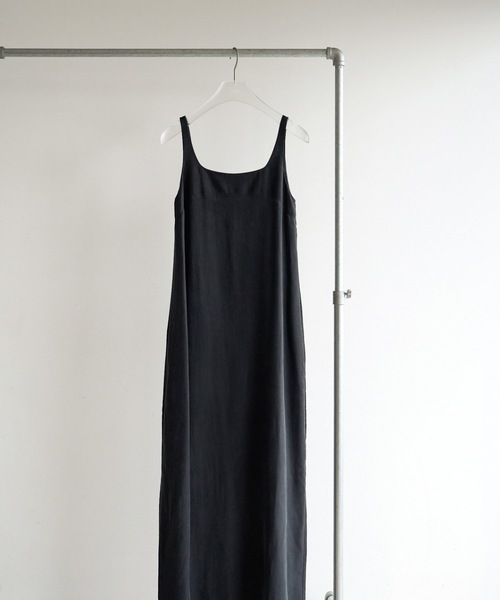anuke（アンヌーク）の「Squareneck Pencil Onepiece（ワンピース・レディース・モカ/ブラック・36inch/38inch）」の12枚目の写真