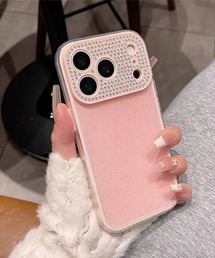 キラキラ ストーン ミラー iPhone ケース 13/14.13Pro.14Pro.15.15Pro