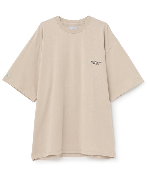 petit main LIEN(プティマインリアン)の「【ELEPHANT/リンク】ゆるシルエット半袖Tシャツ(Tシャツ/カットソー・レディース・ベージュ/オフホワイト・L/M)」の5枚目の写真