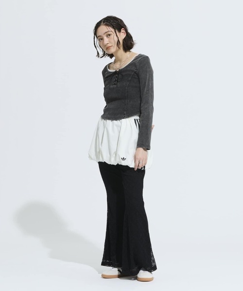 adidas(アディダス)の「バルーンスカート / アディダスオリジナルス adidas Originals(スカート・レディース・ホワイト・XX-LARGE/LARGE/MEDIUM/SMALL/X-LARGE)」の2枚目の写真