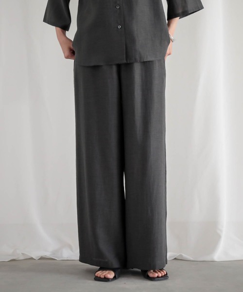 for/c(フォーシー)の「セルロースシアーパンツ【サスティナブル】(その他パンツ・レディース・ライトベージュ/チャコール・M/TM/PM/LL/L)」の21枚目の写真