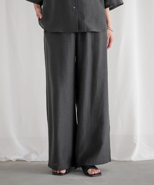 for/c(フォーシー)の「セルロースシアーパンツ【サスティナブル】(その他パンツ・レディース・ライトベージュ/チャコール・M/TM/PM/LL/L)」の22枚目の写真