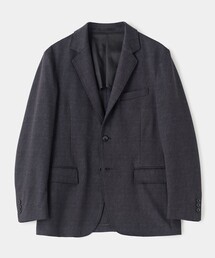 メランジプリントポンチ テーラードジャケット
