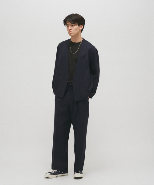 JOURNAL STANDARD(ジャーナルスタンダード)の「エフォートレス イージー トラウザーズ(スラックス・メンズ・ベージュ/ライトグレー/ネイビー・SMALL/MEDIUM/LARGE)」の9枚目の写真