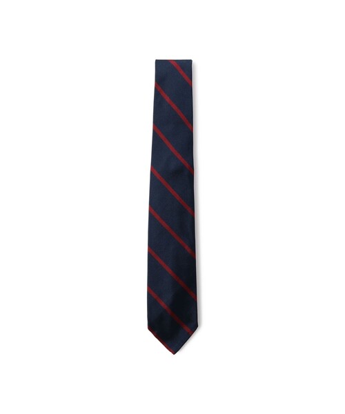 BEAMS PLUS(ビームスプラス)の「Ivy Tie Regimental Bar Stripe(ネクタイ・メンズ・ブルー/シルバー/グリーン/ワイン/イエロー・ONE SIZE)」の5枚目の写真