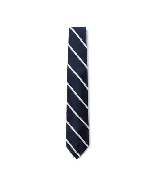 BEAMS PLUS(ビームスプラス)の「Ivy Tie Regimental Bar Stripe(ネクタイ・メンズ・ブルー/シルバー/グリーン/ワイン/イエロー・ONE SIZE)」の1枚目の写真