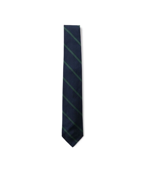 BEAMS PLUS(ビームスプラス)の「Ivy Tie Regimental Bar Stripe(ネクタイ・メンズ・ブルー/シルバー/グリーン/ワイン/イエロー・ONE SIZE)」の2枚目の写真