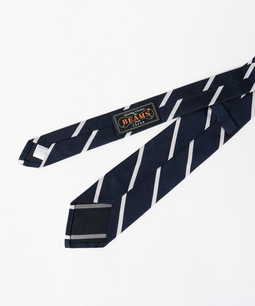 BEAMS PLUS(ビームスプラス)の「Ivy Tie Regimental Bar Stripe(ネクタイ・メンズ・ブルー/シルバー/グリーン/ワイン/イエロー・ONE SIZE)」の6枚目の写真