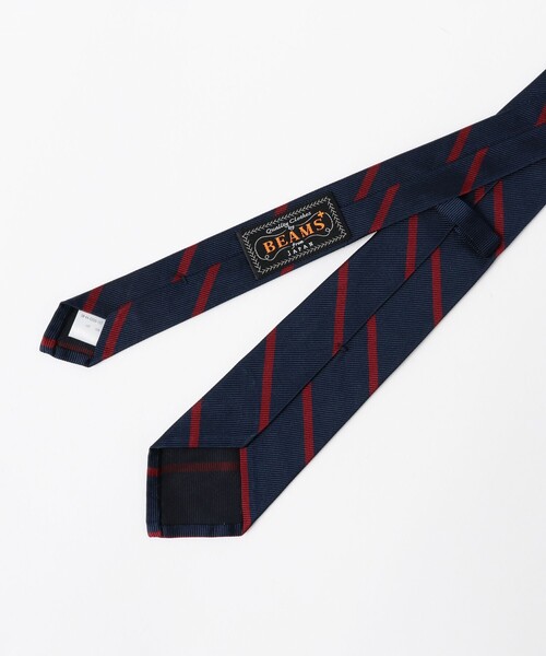 BEAMS PLUS(ビームスプラス)の「Ivy Tie Regimental Bar Stripe(ネクタイ・メンズ・ブルー/シルバー/グリーン/ワイン/イエロー・ONE SIZE)」の9枚目の写真