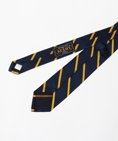 BEAMS PLUS(ビームスプラス)の「Ivy Tie Regimental Bar Stripe(ネクタイ・メンズ・ブルー/シルバー/グリーン/ワイン/イエロー・ONE SIZE)」の12枚目の写真