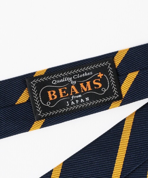 BEAMS PLUS(ビームスプラス)の「Ivy Tie Regimental Bar Stripe(ネクタイ・メンズ・ブルー/シルバー/グリーン/ワイン/イエロー・ONE SIZE)」の13枚目の写真