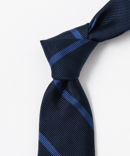 BEAMS PLUS(ビームスプラス)の「Ivy Tie Regimental Bar Stripe(ネクタイ・メンズ・ブルー/シルバー/グリーン/ワイン/イエロー・ONE SIZE)」の20枚目の写真