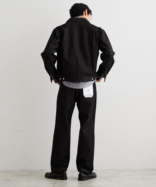 THE SHOP TK (ザ ショップ ティーケー )の「【色落ちしにくい/セットアップ可】デニムライクイージーパンツ(その他パンツ・メンズ・ブラック/ネイビー・03/02)」の9枚目の写真