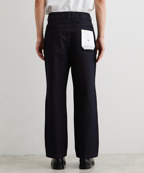 THE SHOP TK (ザ ショップ ティーケー )の「【色落ちしにくい/セットアップ可】デニムライクイージーパンツ(その他パンツ・メンズ・ブラック/ネイビー・03/02)」の13枚目の写真