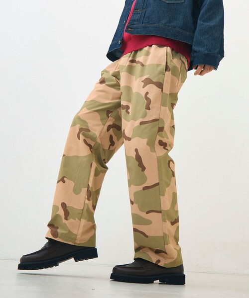 GLOSTER（グロスター）の「【人気シリーズ/UNISEX/5色展開】GOODNESS イージーパンツ 無地/迷彩（その他パンツ・メンズ・キナリ/ベージュ系その他/ブルー/チャコールグレー/ブラウン・S/M/L）」の4枚目の写真