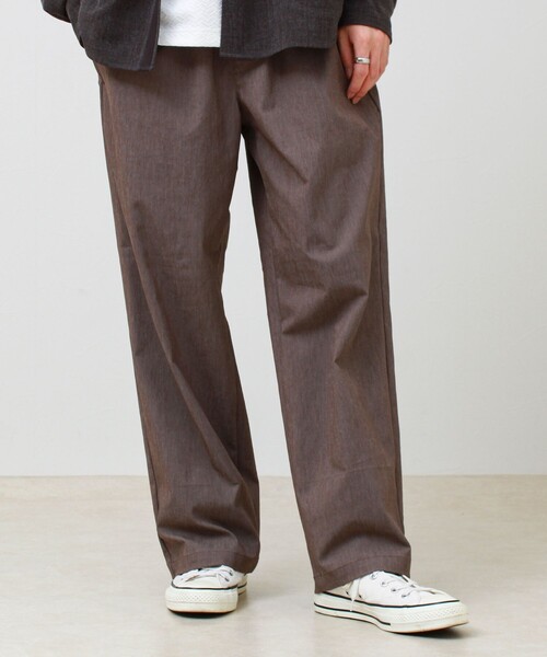 GLOSTER（グロスター）の「【人気シリーズ/UNISEX/5色展開】GOODNESS イージーパンツ 無地/迷彩（その他パンツ・メンズ・キナリ/ベージュ系その他/ブルー/チャコールグレー/ブラウン・S/M/L）」の3枚目の写真