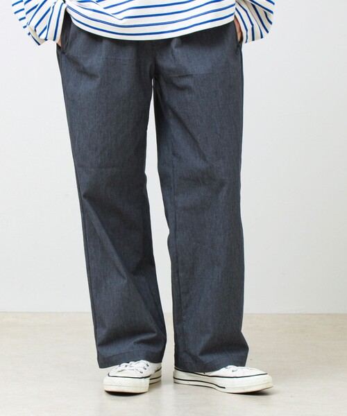 GLOSTER（グロスター）の「【人気シリーズ/UNISEX/5色展開】GOODNESS イージーパンツ 無地/迷彩（その他パンツ・メンズ・キナリ/ベージュ系その他/ブルー/チャコールグレー/ブラウン・S/M/L）」の5枚目の写真