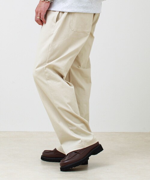 GLOSTER（グロスター）の「【人気シリーズ/UNISEX/5色展開】GOODNESS イージーパンツ 無地/迷彩（その他パンツ・メンズ・キナリ/ベージュ系その他/ブルー/チャコールグレー/ブラウン・S/M/L）」の10枚目の写真
