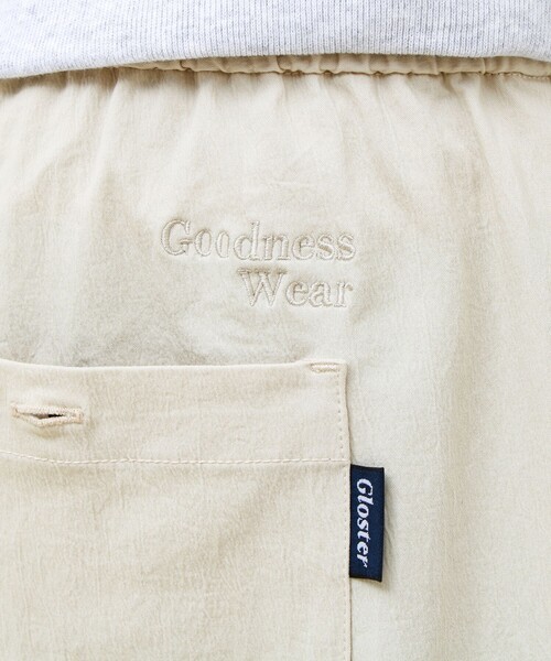 GLOSTER（グロスター）の「【人気シリーズ/UNISEX/5色展開】GOODNESS イージーパンツ 無地/迷彩（その他パンツ・メンズ・キナリ/ベージュ系その他/ブルー/チャコールグレー/ブラウン・S/M/L）」の16枚目の写真