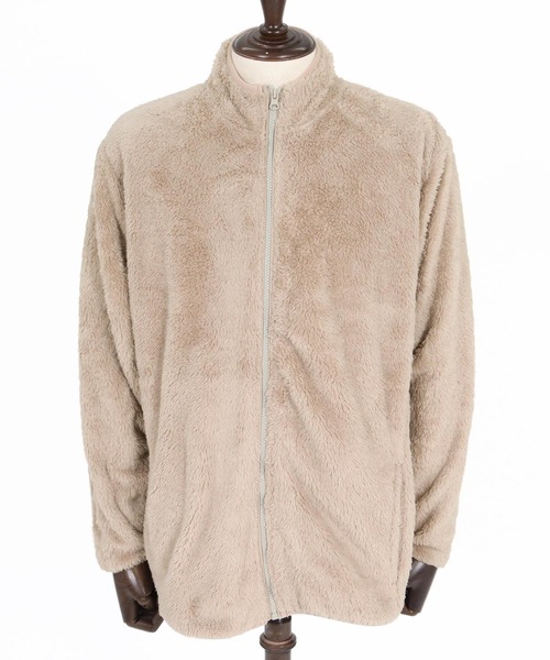 CAMBIO(カンビオ)の「mj11810- Double Shaggy Zip Blouson ジップアップブルゾン(AI-262-09)(ブルゾン・メンズ・ブラック/ベージュ/グレー・S/M/L)」の22枚目の写真