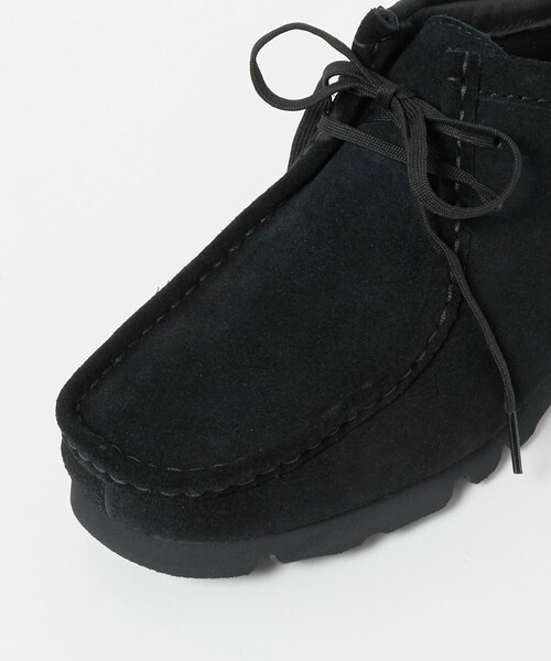 Clarks Originals(クラークスオリジナルズ)の「<Clarks Originals>ワラビー ゴアテックス ブラックスエード シューズ(モカシン/デッキシューズ・メンズ・ブラック・UK 7/UK 8/UK 8H/UK 7H/UK 6H)」の3枚目の写真