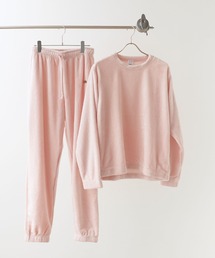 FRUIT OF THE LOOM（フルーツオブザルーム）の「FRUIT OF THE LOOM /フルーツオブザルーム FTL ボアルームウェアセット 上下セット 長袖トップス フルレングスパンツ リラックス パジャマ お泊り 旅行 メンズ レディース ユニセックス 2026年 秋 秋服 冬 冬服（ルームウェア/パジャマ）」