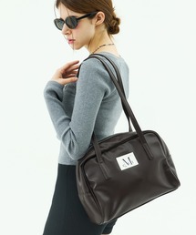 【MUCENT/ムセント】TIVE LEATHER SHOULDER BAG UNISEX (2COLOR)/タイヴレザーショルダーバッグ