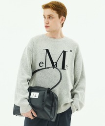セール】【MUCENT/ムセント】BARB METAL LOGO 2-WAY EYELET CROSS BAG